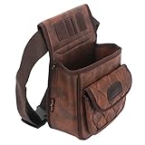 Tourbon Jagd Leder Kartusche Carrier Skeet/Trap Shooting Tasche Halt 100 Muscheln