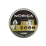 Norica extra heavy Jumbo - Spitzkopf-Diabolos im Kal. 4,5mm glatt - 250 Schuss